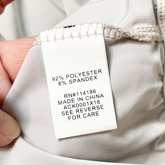 Adyson Parker NWT Liquid Jersey Short Sleeve Top 1X champagne gold shimmer - Picture 8 of 10